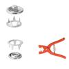 Clothes Button Installation Tool Clothes Fastener Fixer for Home Use No-sew Stud Fasteners Clothes Sewing Button Pliers Set