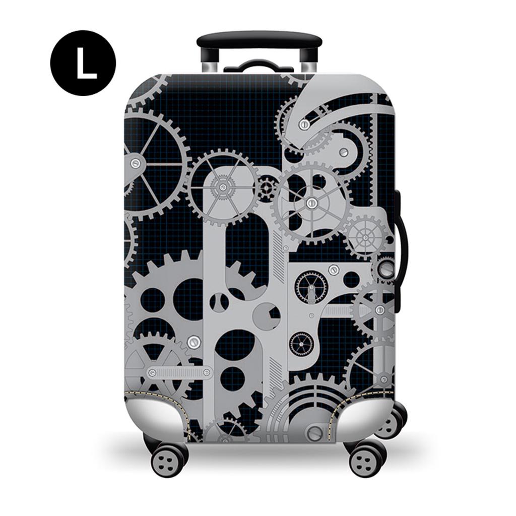 Art Creative Cartoon Tree suitcase cover elastic suitcase cover zipper luggage case removable cleaning suitable for 29-32 trunk cover Art Creative Cartoon Tree suitcase cover elastic suitcase cover zipper luggage case removable cleaning suitable for 29-32 trunk cover