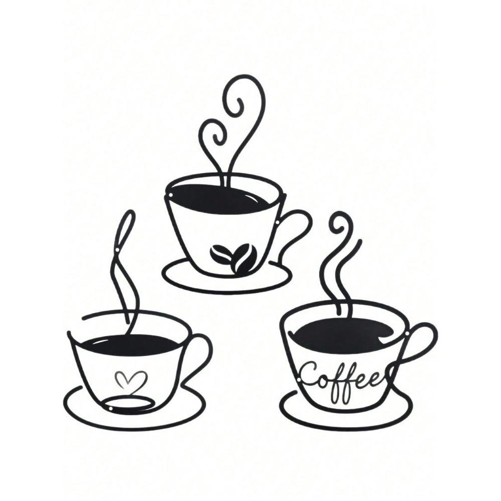 Metal Wall Art Decor Living Room Indoor Sculpture Modern Home Interior Statue