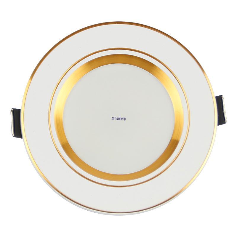 7.5-Inch Recessed Ceiling Downlight with 3-Color Dimming for Living Room