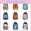 Adorable Cartoon Labubu Rabbit Backpack For Elementary School Kids Durable Polyester Material