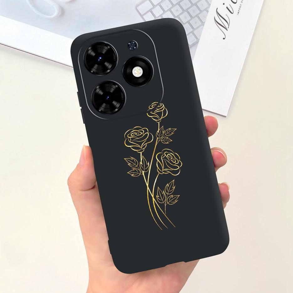For Tecno Spark Go 2024 Case BG6 New Fashion Candy Painted Cover Soft TPU Phone Case For Tecno Spark Go 2024 Fundas 6.6'' Bumper