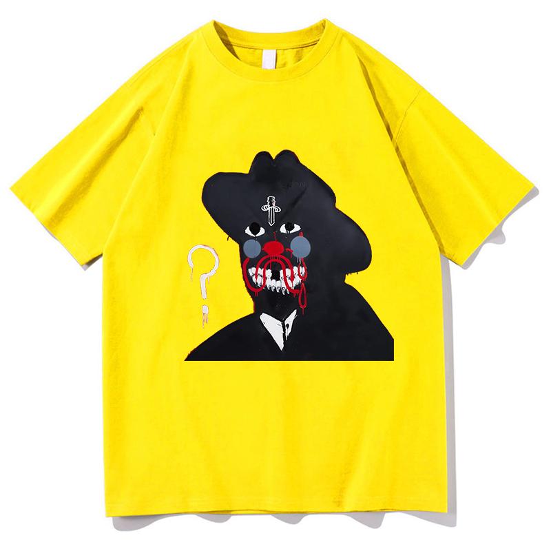 21 Savage WAS IST MIT DEN STRASSEN passiert Print T-Shirt Album T-Shirts Kurzarm Baumwolle Herren T-Shirts Unisex Locker Unisex Unisex T-Shirts