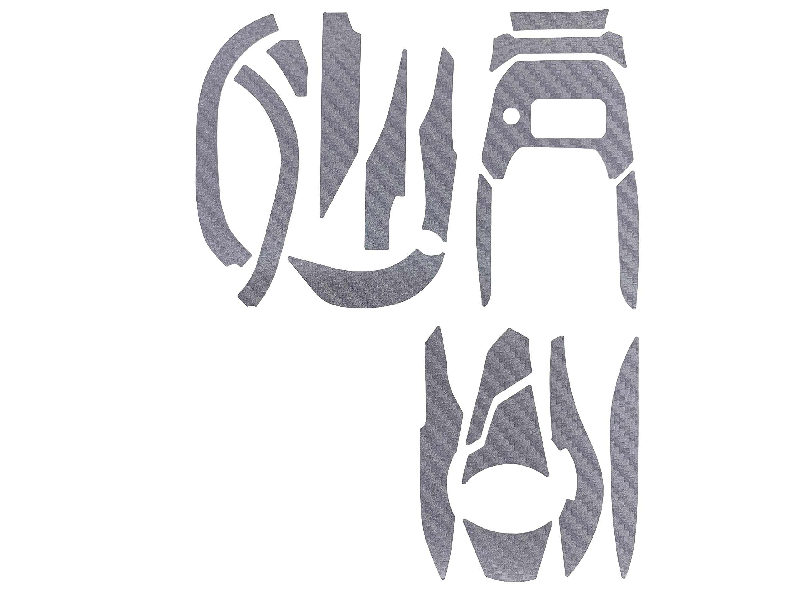 

CUSTOM Custom Decal for YOROI 18 Engetsu Premium Baitcasting Scratch Protection SEAT.JP Reel, (Silver, Left-Handed)