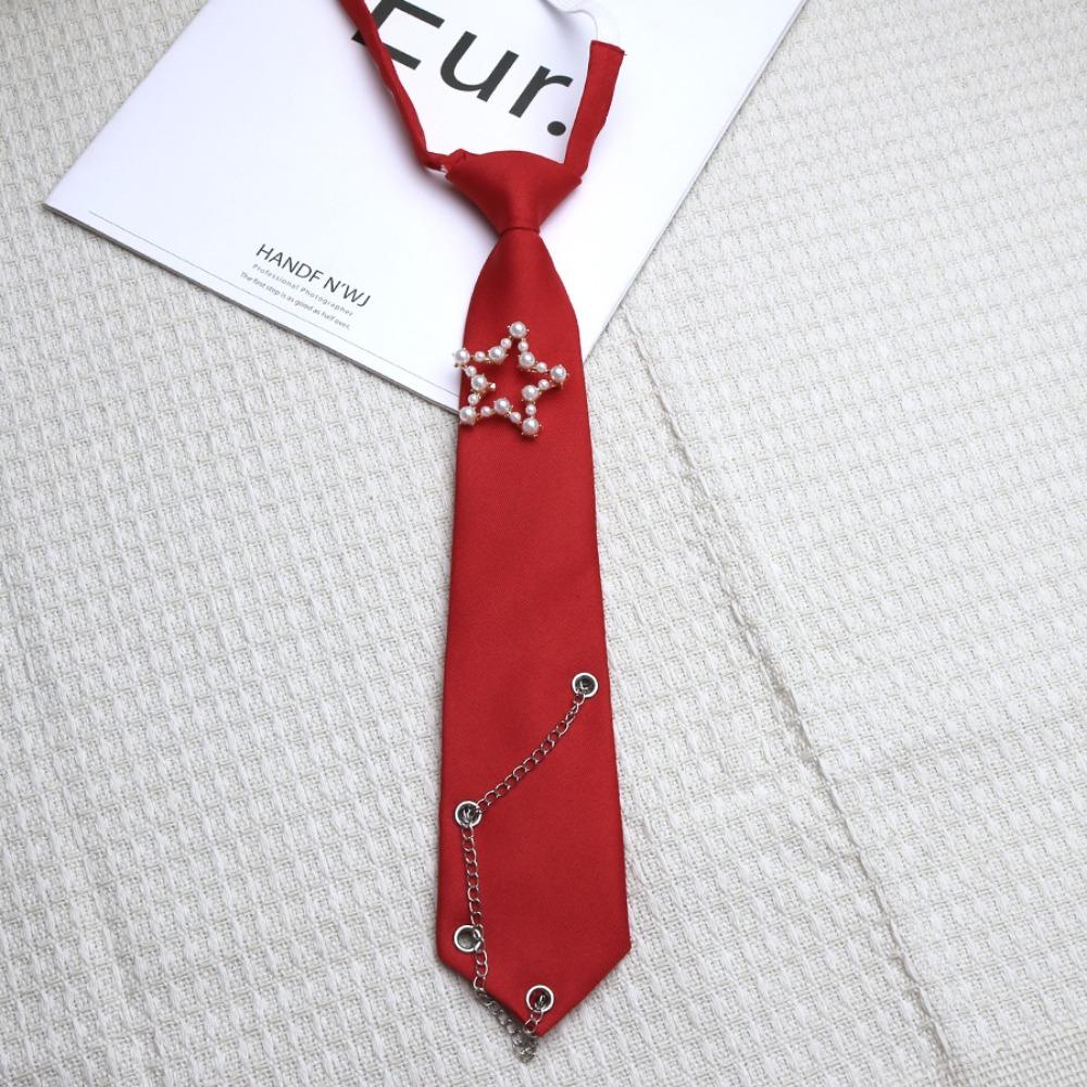 Punk JK Neck Tie Pre-tied Bowtie Fashion Cravat  for Men Women