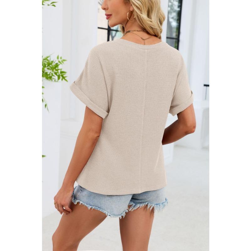 New Hollow Out Lace Patchwork Sweet Blouse Women Casual Simple Summer New Round Neck Shirts Ladies Loose Short Sleeved T-shirt Top for Women Clothing