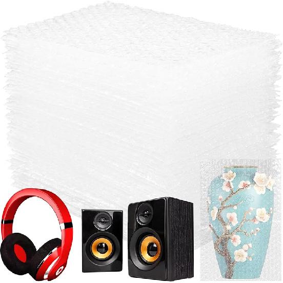 50PCS 8x10 Inch Bubble Out Bags, Clear Bubble Pouch Wraps Bags for Shipping Fragile Item, Protective Bubble Pouch Wrap Double Walled Cushioning Bags