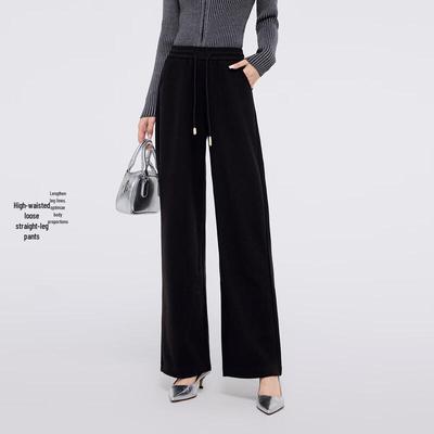 FivePlus Women's Straight-Leg High-Waist Casual Pants