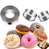 5Pcs Graduated Sizes Biscuit Mold Set Round Pastry Baking Circle Ring Dumpling Skin Cutters  Baking
