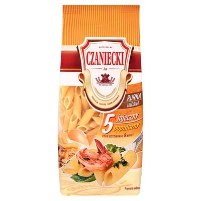 Czaniecki Makaron 5 Jajeczny Popularny Rurka Ukośna 250 G
