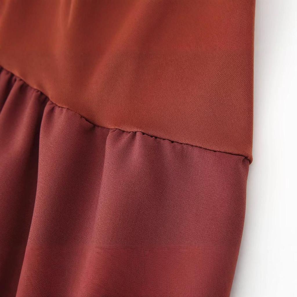 2025 Spring European & American Style Sleeveless Midi Dress for Women