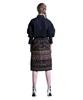 Greedius Purple Tweed Skirt