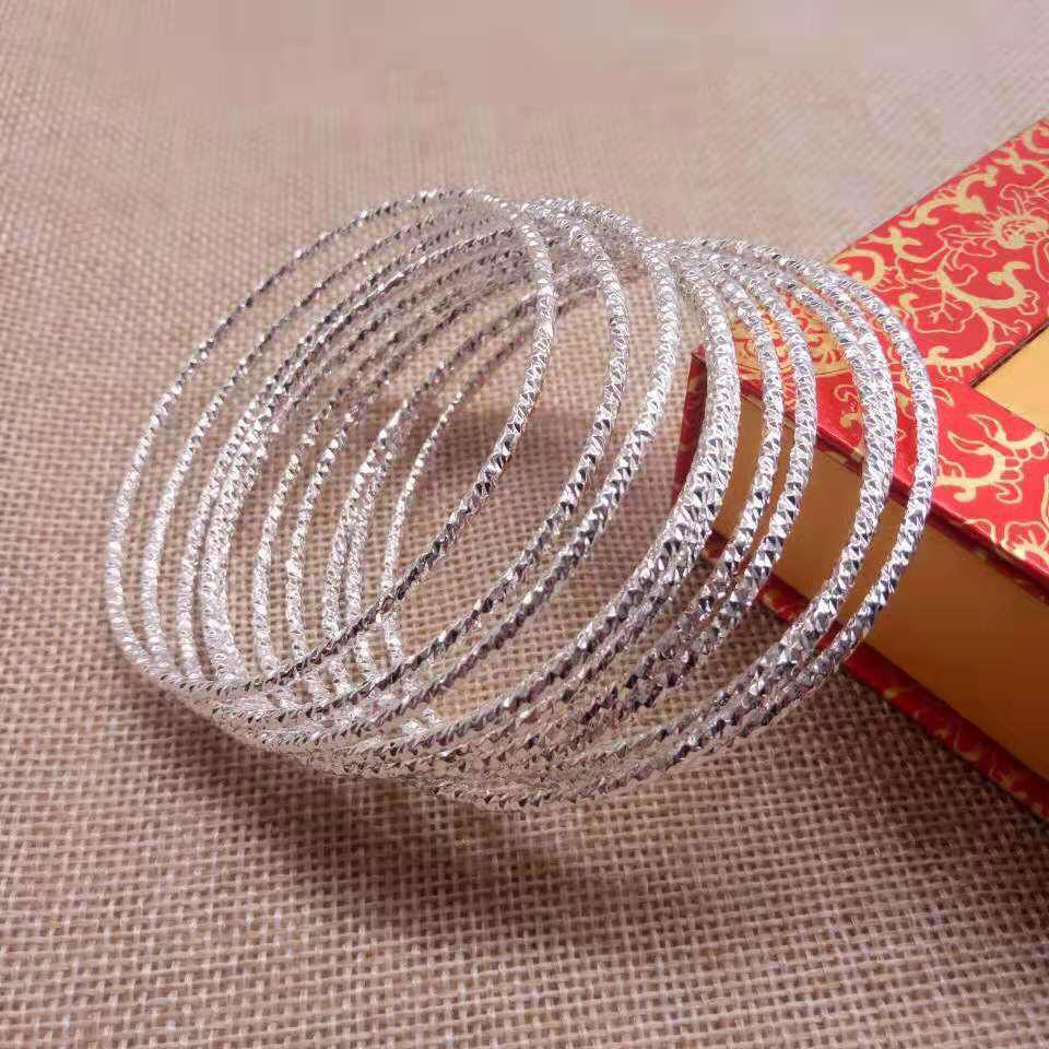 

Вдохновленный Douyin женский браслет на День святого Валентина с серебряным покрытием, дизайн «Три жизни молоды», браслет со звездами, популярный подарок для лучшей подруги