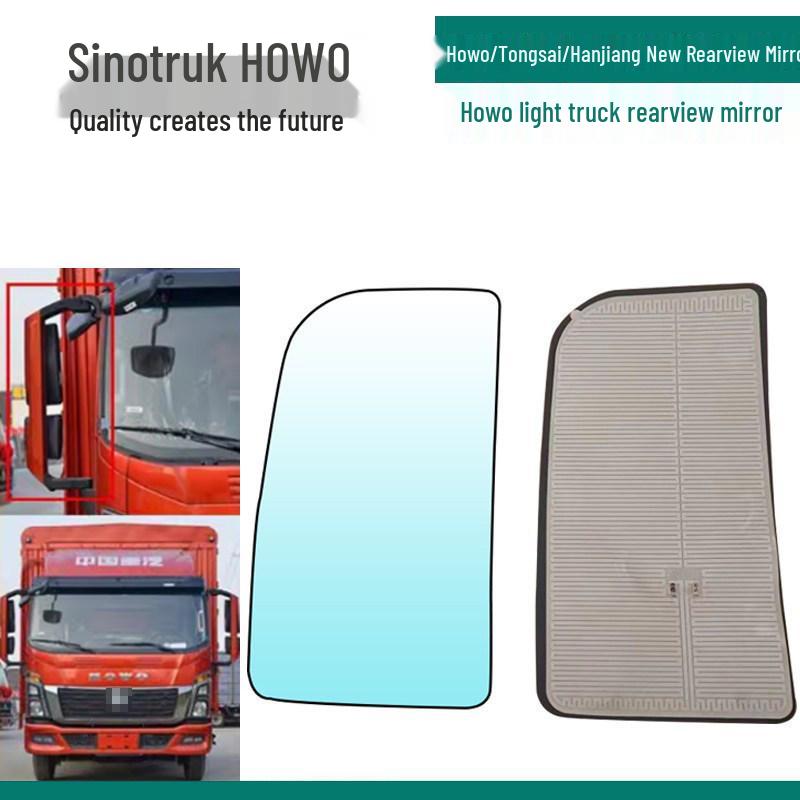 Sinotruk Howo Light Truck Electric Heated Side Mirror Glass - Euro 6 Commander