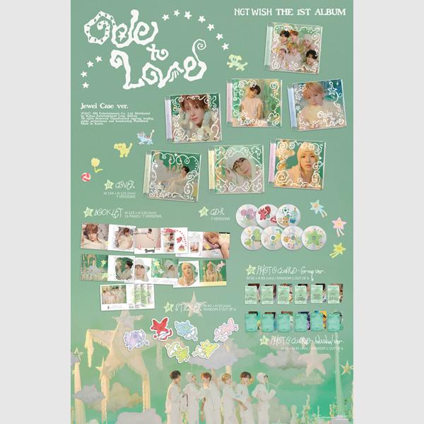 NCT WISH 1. album [Óda na lásku] (Jewel Case Ver.)