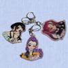 Kpop Dämonenjäger Huntrix Saja Boys Schlüsselanhänger Rumi Zoey Jinu Mira Meine Seele verkauft Schlüsselanhänger - Kpop Fan Accessoires Schmuck