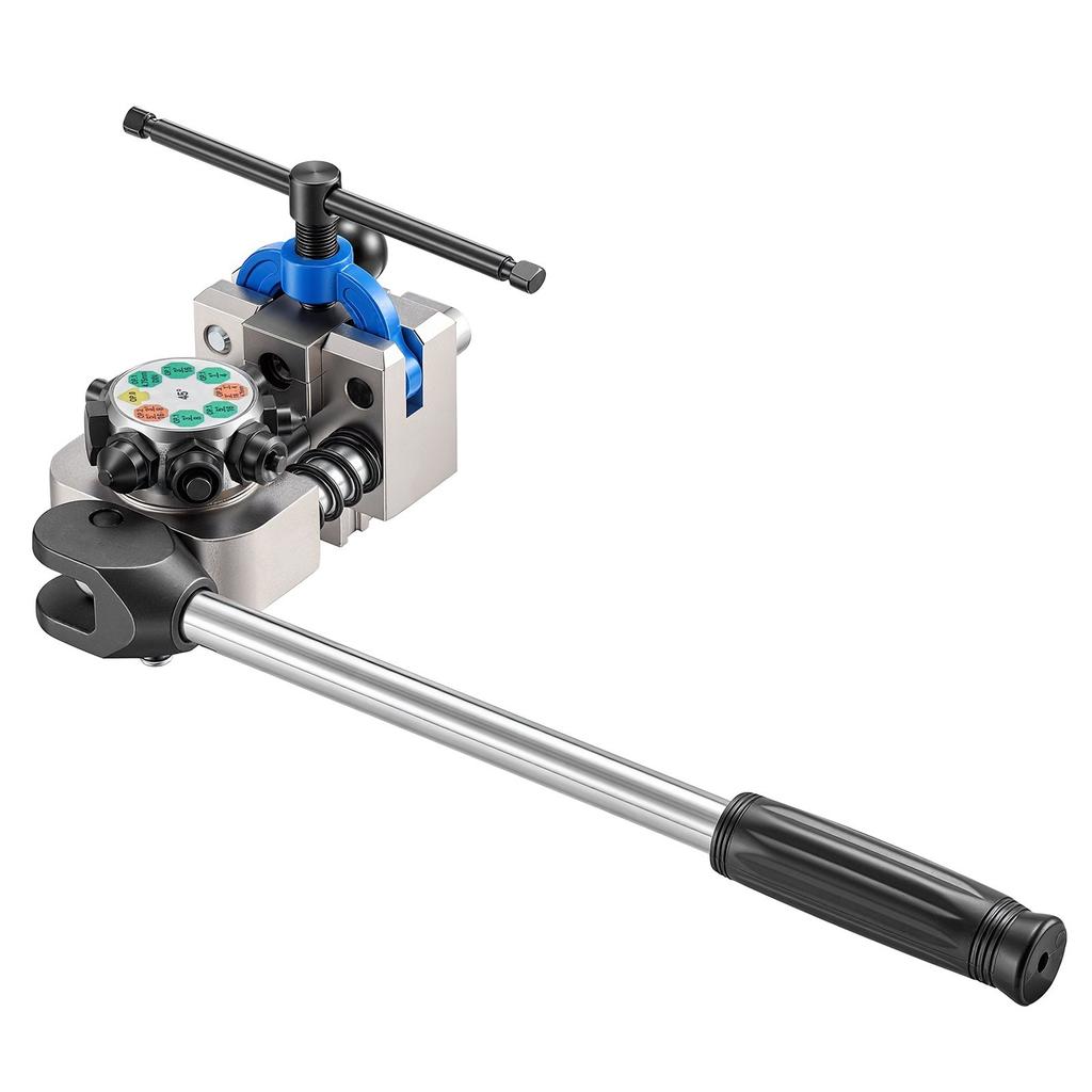 Professionelles Bremsleitungs-Bördelwerkzeug, 45-Grad-Doppelbördel-Blasenbördel-Werkzeugsatz für 4,76 mm, 6,35 mm, 7,94 mm, 9,52 mm Kupfer-Aluminium-Dünnstahlrohre
