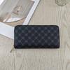 Vintage European & American Women's Long Wallet with Multi-Card Slots and Large Zippered Storage