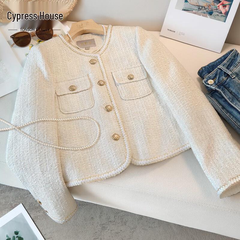 

Женский шикарный однобортный жакет с круглым вырезом XL