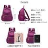 zhongningyifeng ZNYF Backpack for Small Mini Cute Nylon Bag for Design Wide Women, Backpack, Girls, Waterproof, Lightweight, Popular, 3-Way (Black