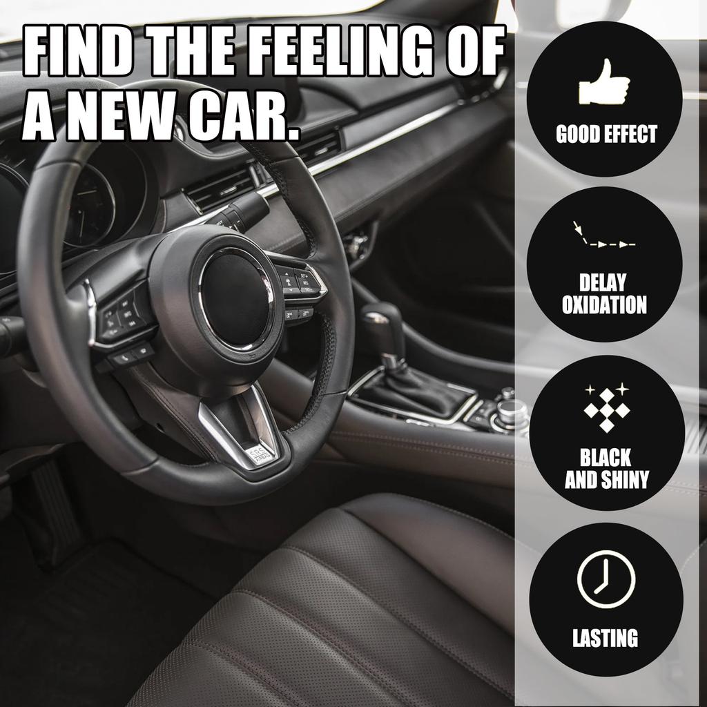 Car Ceramic Coating Plastic Refurbish Agent Plastic Refurbishment Parts Refurbish Leather Restorer Interior Detailer Restoration