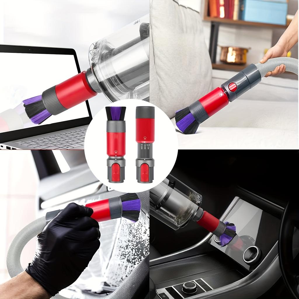 Scratchless Dust Brush for Dyson V15, V11, V10, V8, V7 , Gentle on Surfaces, Effective on Dust and Debris,