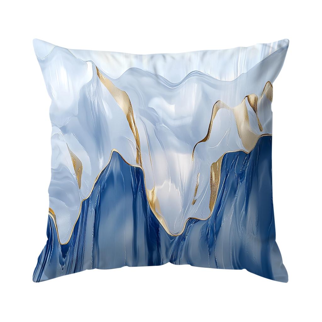Abstract Art Lines Cushion Pillowcase Printed Polyester 45X45Cm Throw Pillowcover Decorative Sofa Cushion Pillowslip Home Decor