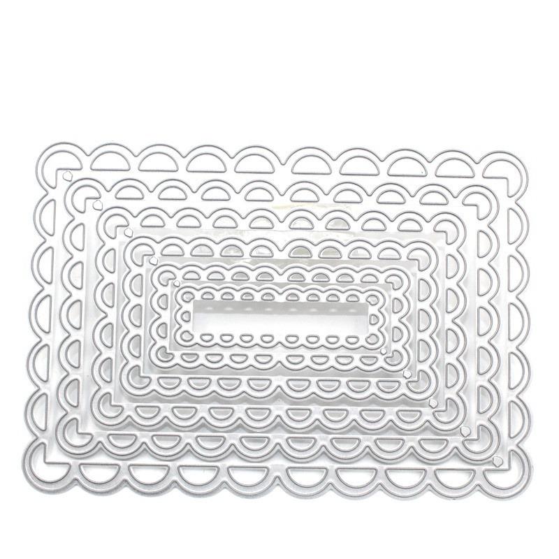 DIY Die Scrapbook Metal Etching Die Multilayer Lace Greeting Card Carbon Steel Embossing Die