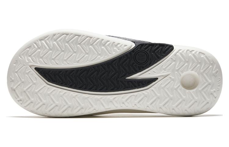 Men's Slippers Anta Nitrogen Bubble Sports Slippers Men's White Black