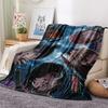 Chainsaw Man characterPrint Flannel Blanket, High quality Comfortable for All Seasons, Home Decor, Warmth and Comfort