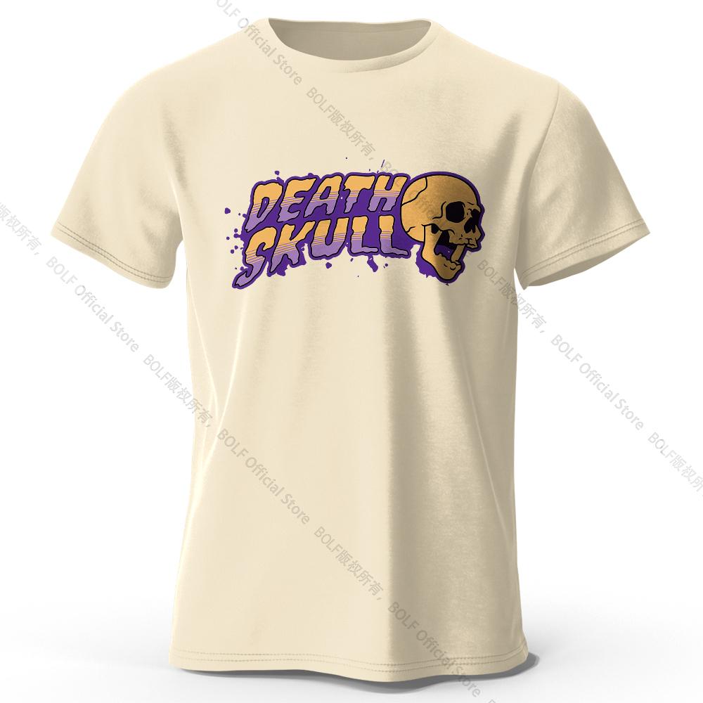 

Футболка с принтом черепа смерти 100% хлопок оверсайз готические графические футболки для мужчин женщин летние топы панк уличная одежда 4XL