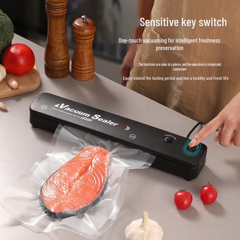 Compact Automatic Food Vacuum Sealer for Home Use