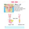 Non-Toxic Metoo Angela Mermaid Rabbit Plush Stuffed Doll Kids Birthday Toy Christmas Gifties For Children Personalized Toys