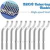10Pcs BS1018 Deburring Tool Metal Deburred Tool Deburr Cutters Trimming Scrapers Deburring Tool For Metal