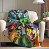 Adventure Cartoon B Ben 10 Blanket For Sofa Office Bed Plane Travel Sleep Read Relax Camping Soft And Warm