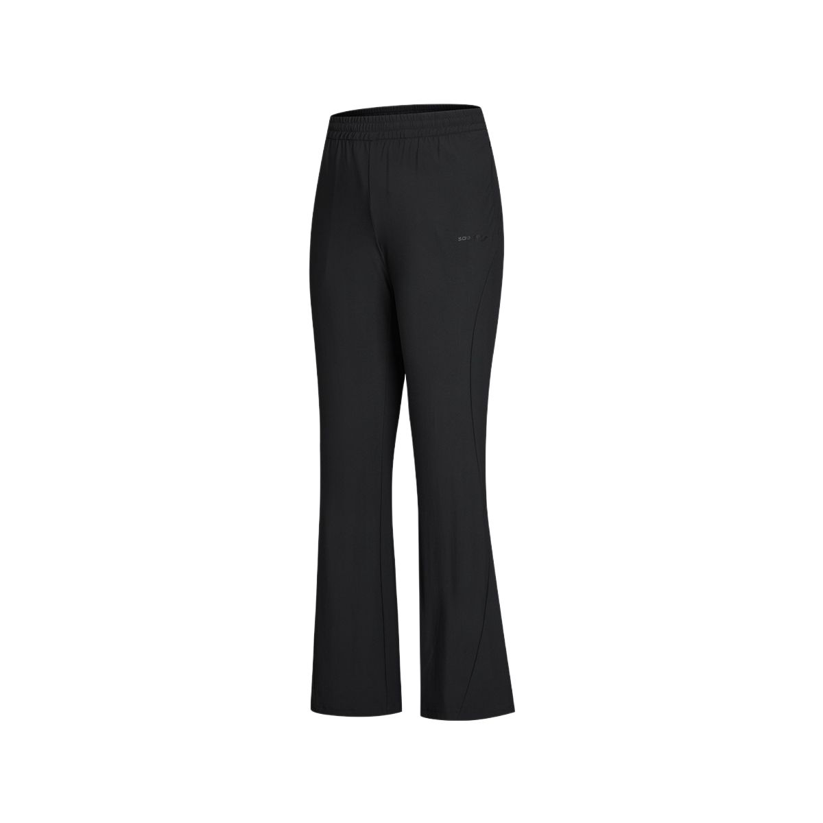 Saucony Knitted Solid Color Lace-Up Casual Pants Women bottoms SA1269KP41L-BK001 M