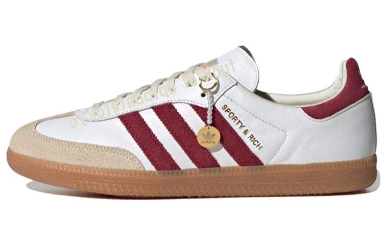 

Sporty & Rich X Adidas Samba OG White Core Burgundy IF5660 36