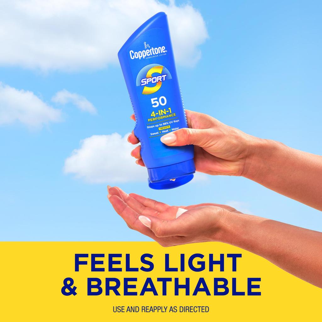 Coppertone Sports Sunscreen Lotion SPF 7 fl oz 50,