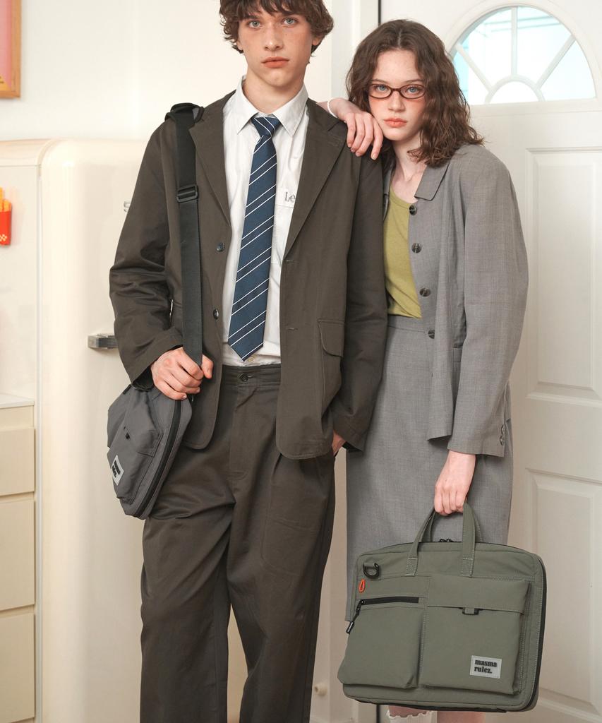 Masmarulez Briefit Laptop Case Slim Bag_Khaki