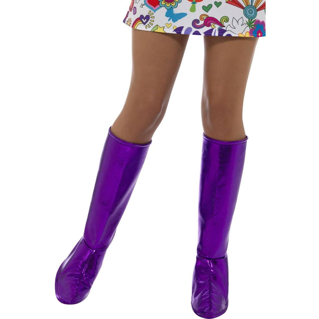 Smiffys Copriscarpe unisex per adulti Gogo Costume