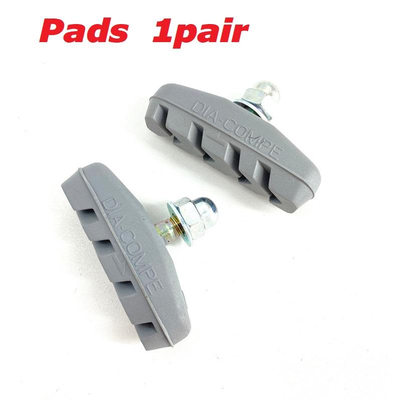 DIA-COMPE Городской Велосипед Шоссейный Складной Велосипед C Клещевой Тормоз 61-79мм Алюминиевый Сплав Двухопорный Клещевой Тормоз BT410 Pads 1Pair
