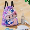 Kids' Cartoon Beach Backpack: Waterproof, Large Capacity with Dry/Wet Separation