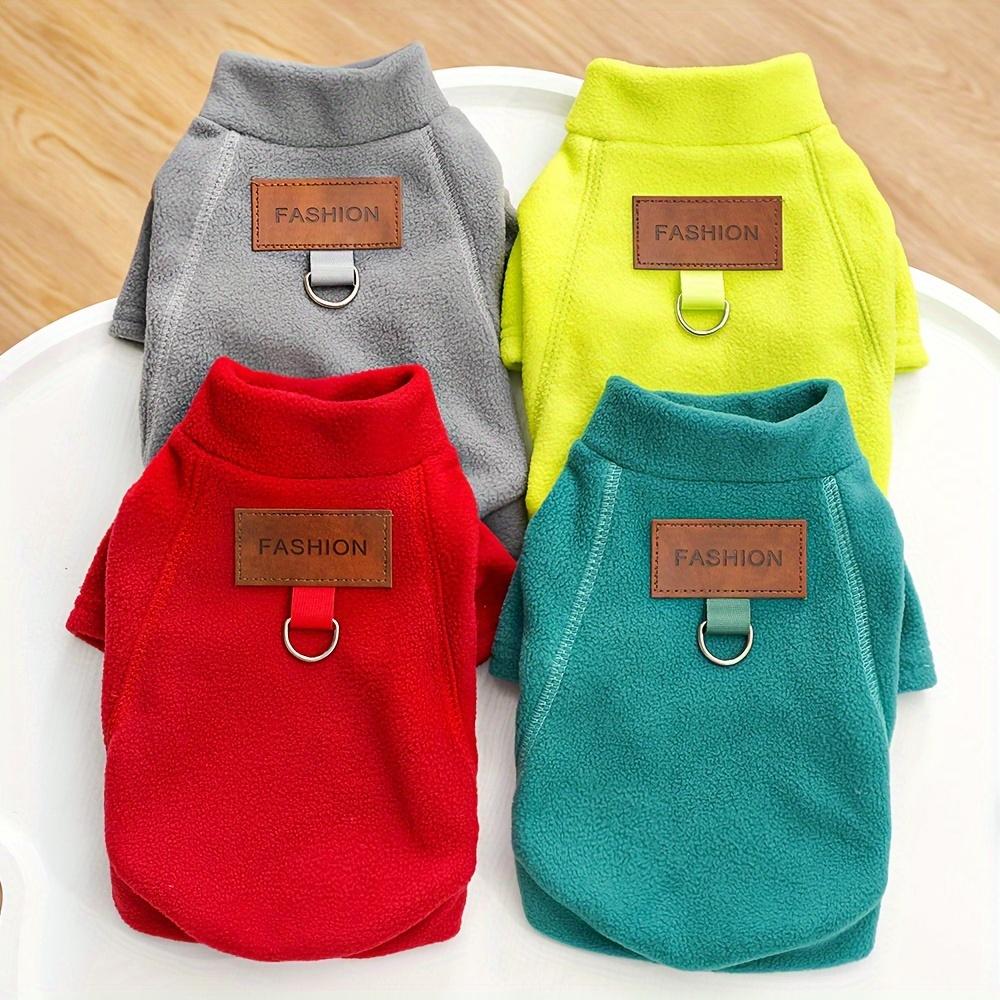 Leash-Ready, Chic & Cozy Pet Hoodie for Dogs and Cats Warm, Windproof Sweatshirt with Leash Attachment for Small Breeds