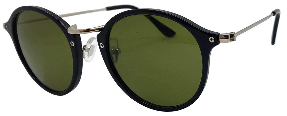 Face Trick Glasses Sunglasses with and Blue Light Sabae Manufacturer Green UV, Near-Infrared, Protection, Lenses, Black/Silver/IRUV Lenses, IR6100-1GS