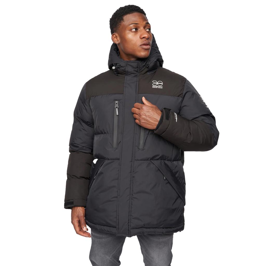 Crosshatch Mens Squadage Panelled Jacket