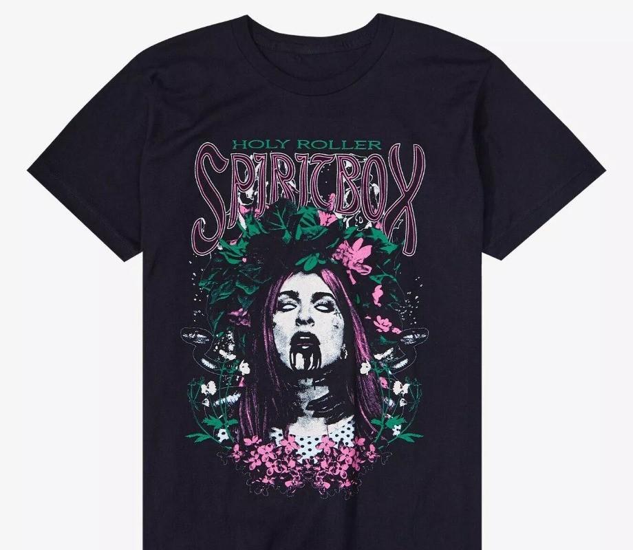 Vtg Spiritbox Holy Roller Album Cotton Black S-5XL Unisex Shirt 22D246 S