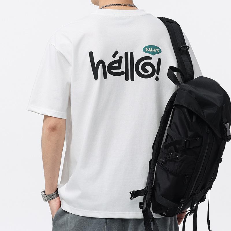 New Summer Men's Round Neck Short T-shirt Short Sleeve Thin Casual Youth Half-sleeved Shirt