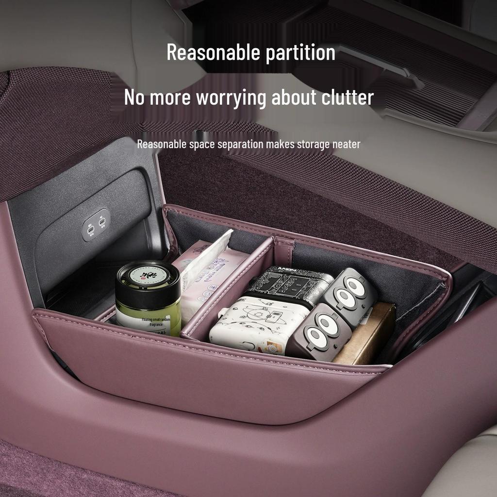 Xiaomi YU7 Center Console Leather Folding Storage Box