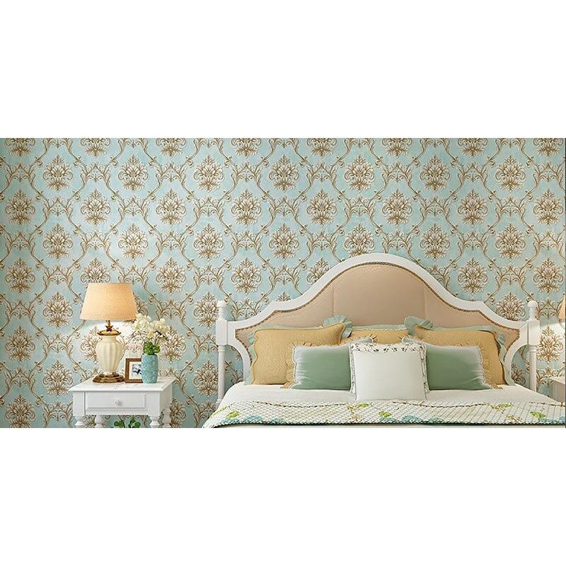 Non Woven Self-adhesive Precision Pressed Bedroom Living Room TV Background Wall Stickers Wallpaper