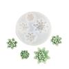 3D Lotus Leaf Shape Silicone Mold Fondant Cake Border Moulds Chocolate Mould